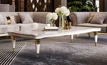 Журнальный столик "Прадо" gold