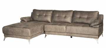 Диван 3-местный с оттоманкой MK-4710-GRF