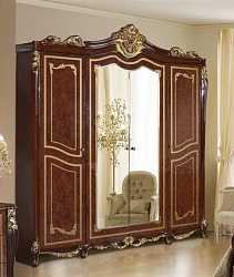 Шкаф платяной четырехдверный Джоконда, орех