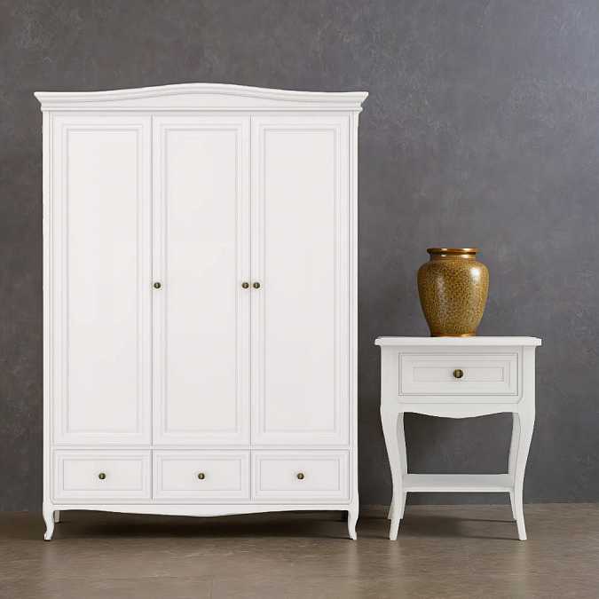 Шкаф 3-дверный Majessa White