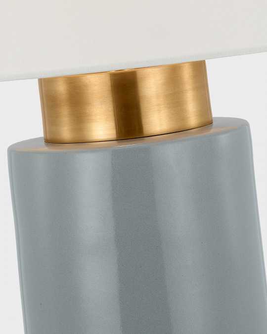 купить серо-голубая настольная лампа "бьют"