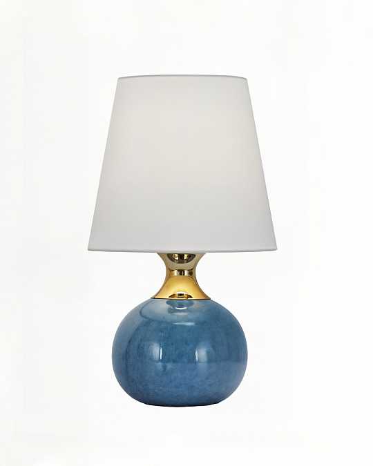 купить настольная лампа "бенсон" с синим керамическим основанием