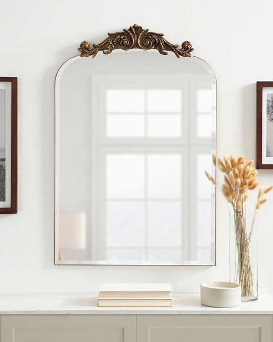 купить золотое зеркало "арендал"