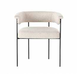 Бежевый мягкий стул "Эбби"