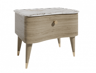 Тумба прикроватная Nutty Кида с мраморной столешницей