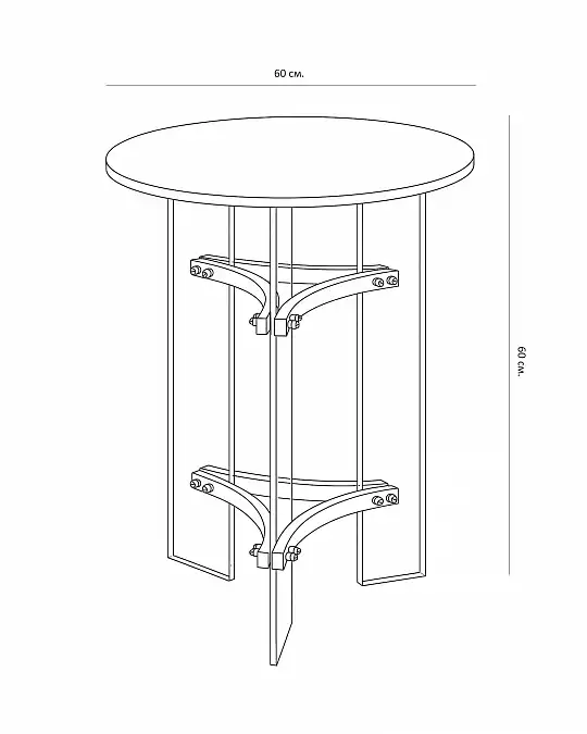 купить приставной столик "гарнет"