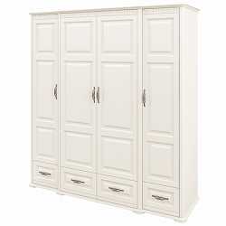 Шкаф для одежды Марсель крем 4-дверный