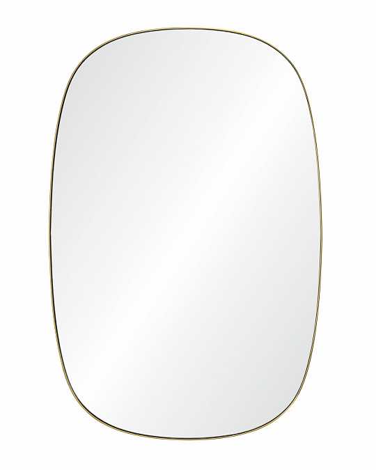 купить золотое настенное зеркало "вейл"