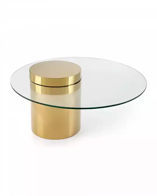 купить золотой приставной столик "мартиника"