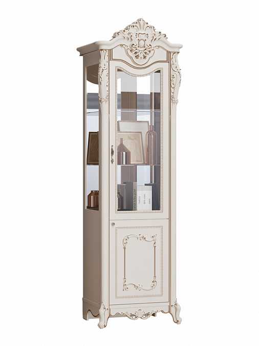 Витрина однодверная "Джоконда" (крем)