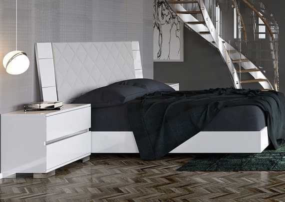 Кровать Dream White Rhombus 160*203