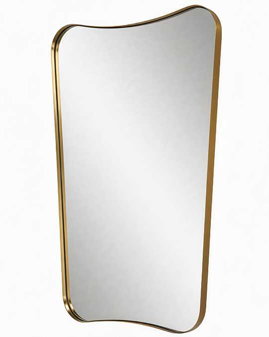 купить золотое настенное зеркало "кейн"