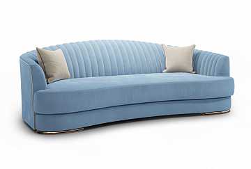 Диван трехместный Opera blue