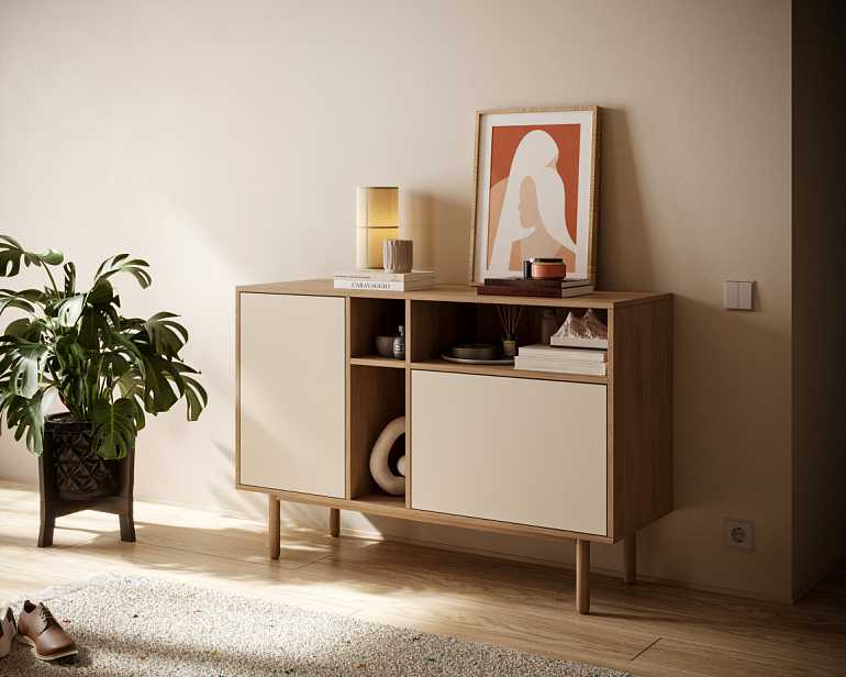 купить комод alice с дверками alc10