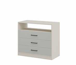 Комод Мальма Жемчуг 3 ящика
