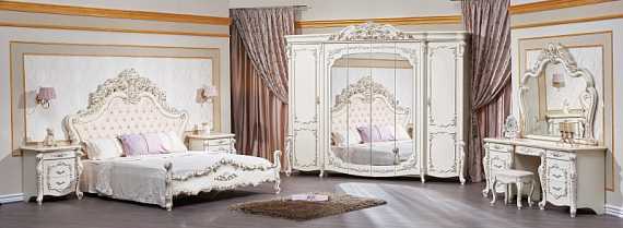 Кровать "Венеция Style" 160*200 (крем)