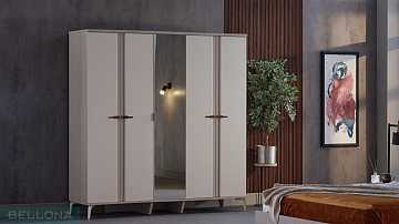 Шкаф пятидверный Palermo cream