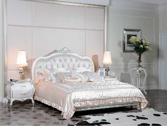 кровать с мягким изголовьем констанция 150*200