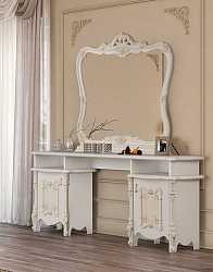 Туалетный стол с зеркалом Рафаэлла, бежевый