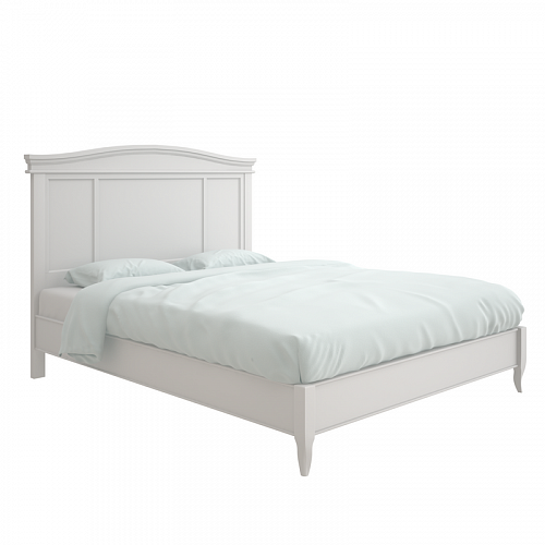 Кровать с жесткой спинкой Majessa White односпальная