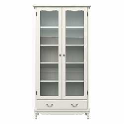 Витрина 2-дверная Верден слоновая кость