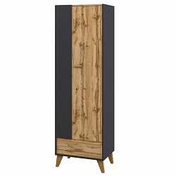 Шкаф Сканди Графит узкий