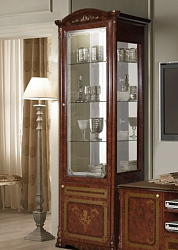 Витрина однодверная Роза-Талия, орех