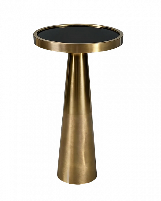 купить золотой приставной столик "ридж"