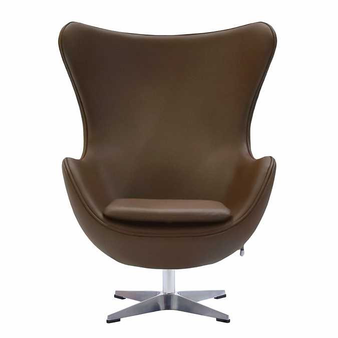 Кресло Egg chair коричневое