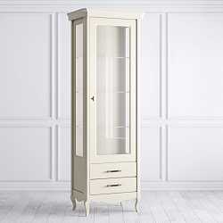 Витрина 1-дверная Ballette beige 2 ящика
