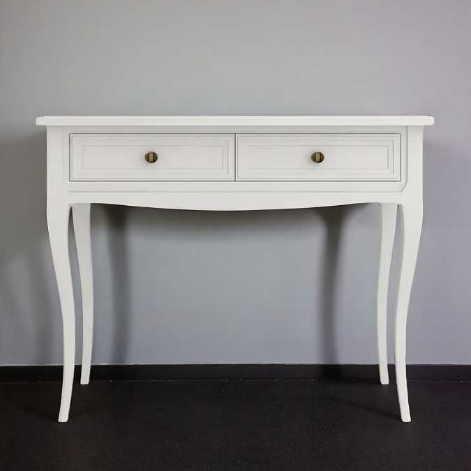 Консоль Majessa White 2 ящика