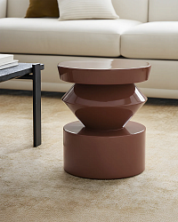 Темно-красный приставной столик "Сигет"