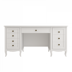 Cтол письменный двухтумбовый Majessa White