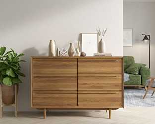 Комод Bruni с шестью ящиками