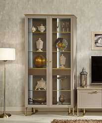 Витрина без зеркала Palmari на металлических ножках P5370