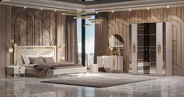 Спальный гарнитур "Грация" beige 4 ст.