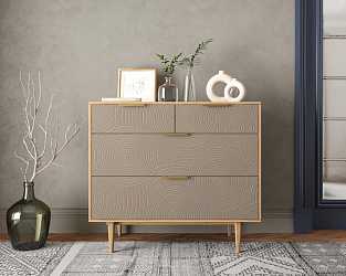 Комод с четырьмя ящиками "Line" R22/beige