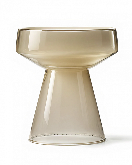 купить серо-коричневый приставной столик "флумс"