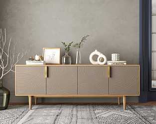 Большая тумба под ТВ "Line" R21/beige