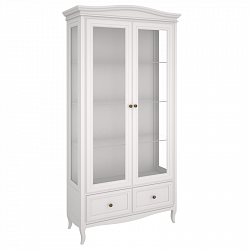 Витрина двухдверная Majessa White