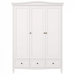 Шкаф 3-дверный Majessa White