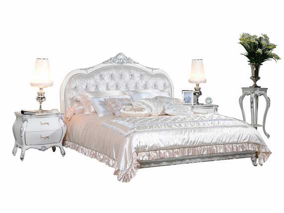 кровать с мягким изголовьем констанция 150*200
