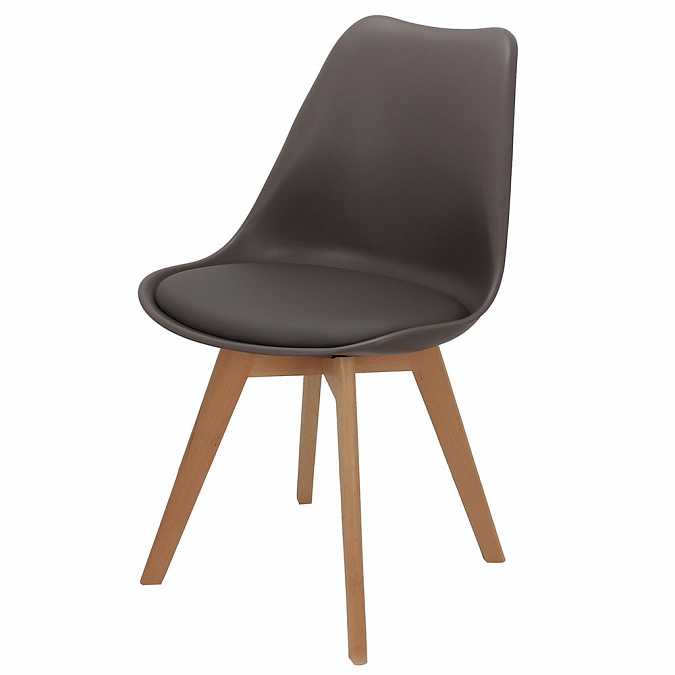 Стул Eames Bon коричневый