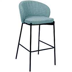 Стул полубарный Milan бирюзовый