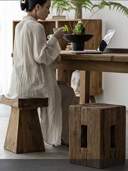 Пуф Wooden Vintage Loft Y609