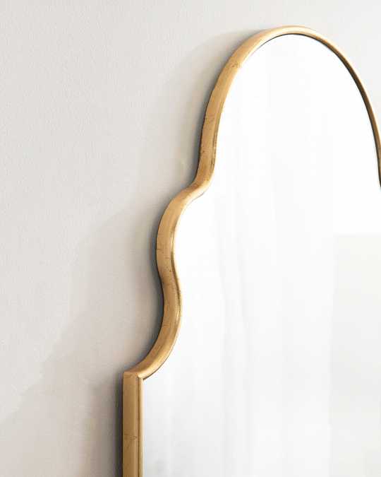 купить зеркало в золотой раме "шифа"