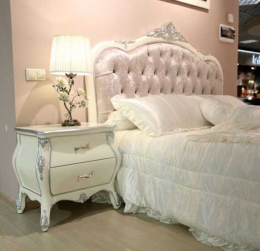 кровать с мягким изголовьем констанция 180*200