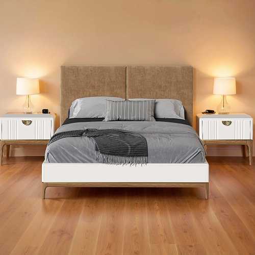 Кровать Bari с мягким изголовьем