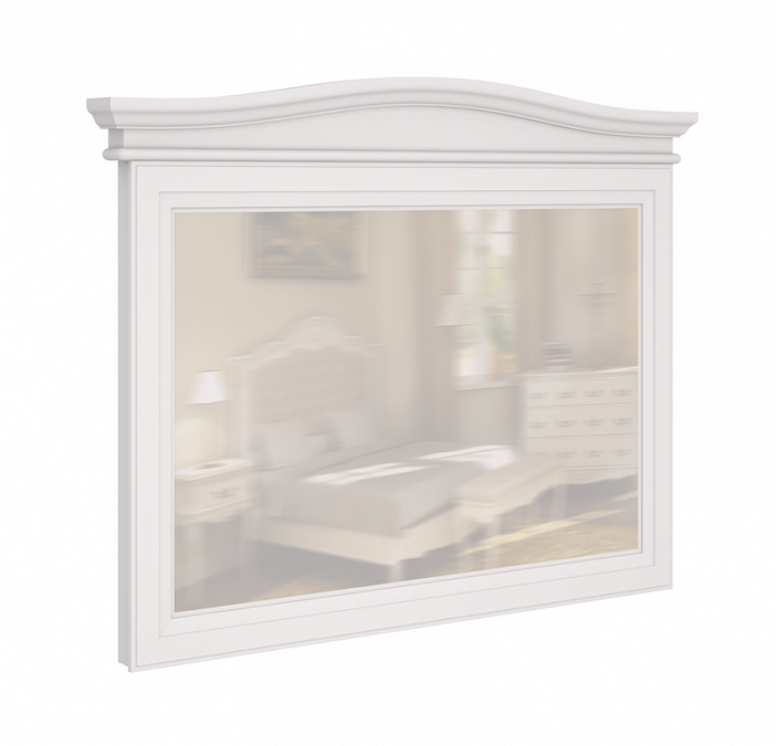 Зеркало настенное Majessa White широкое