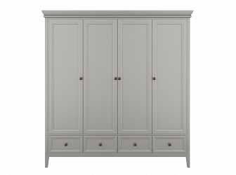 Шкаф 4-дверный Tesoro Grey